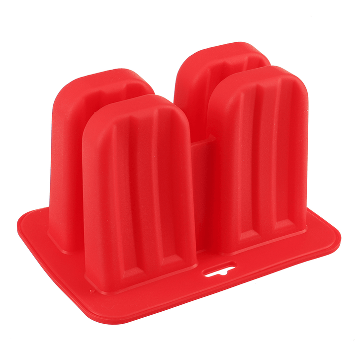 Ice Cream Popsicle Molds Tools Rectangle Shaped Reusable DIY Frozen Ice Cream Baking Mold for Kitchen - MRSLM