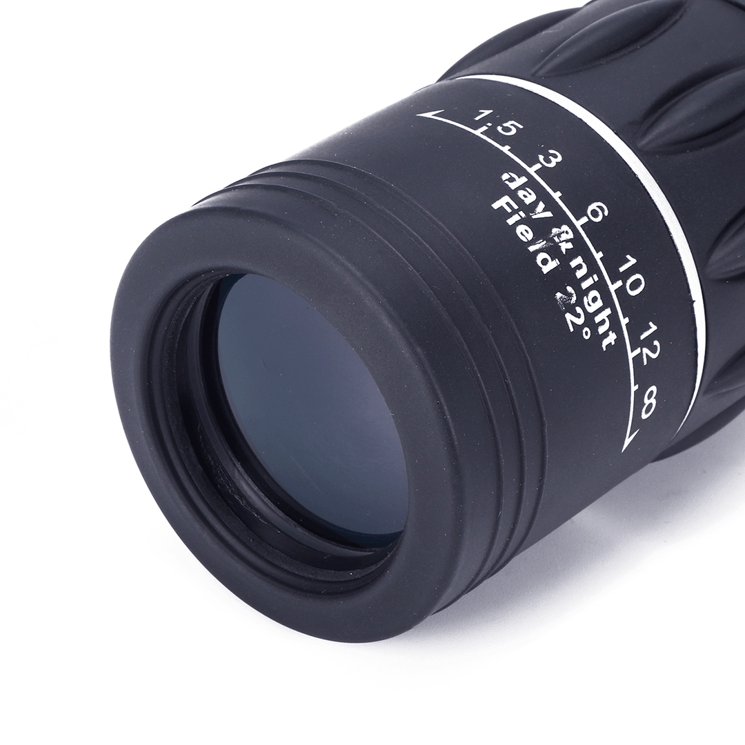 16X52 Day Night Vision Dual Focus Full Optics Zoom Monocular Telescope with Mobile Phone Clip + Tripod - MRSLM