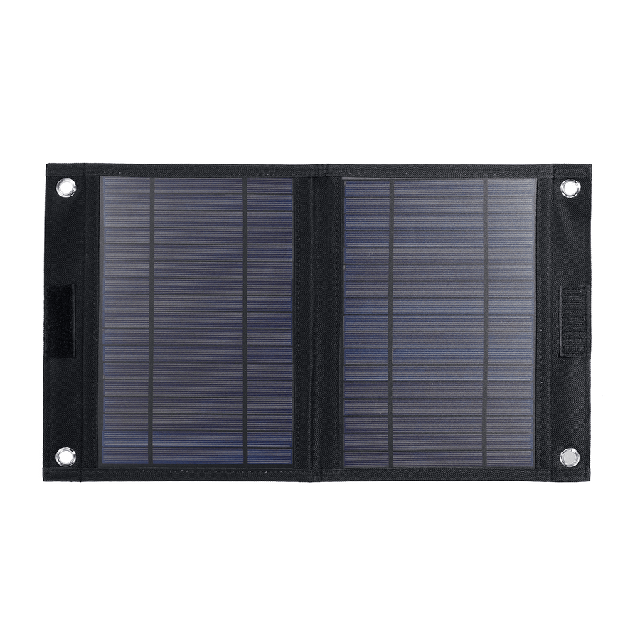25W Sun-Power Foldable Solar Panel Polycrystalline Battery Power Car Charger 18V/5V Dual USB Output - MRSLM