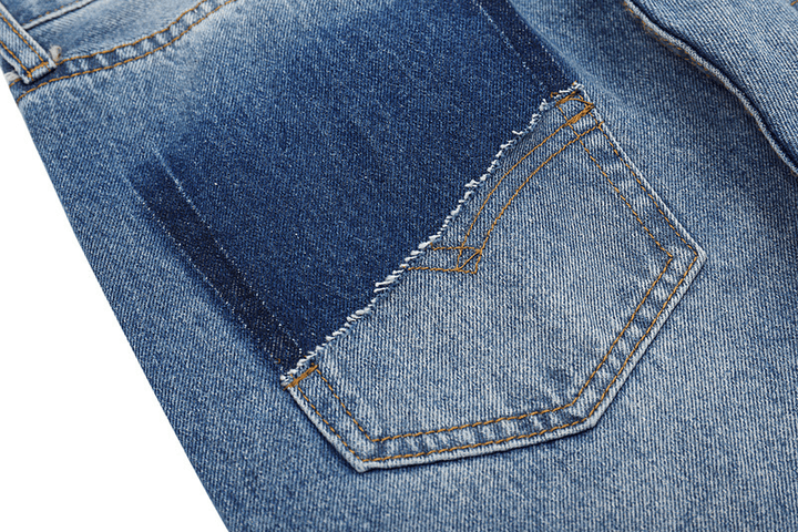 Fashion Heavy Industry Destroys Stitching Slim-Fit Jeans - MRSLM