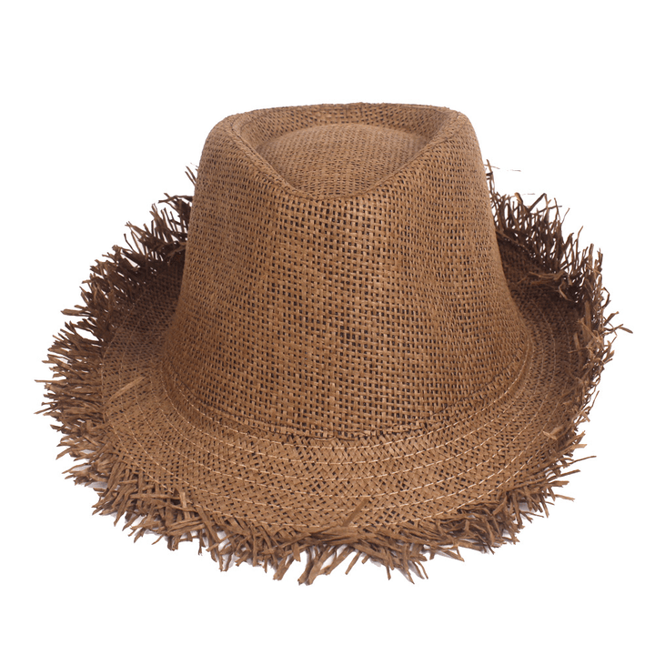 Top Men'S Old Top Hats Straw Hats Summer Sun - MRSLM