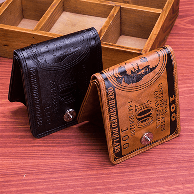 PU Leather Portable Purse 9 Card Holders Wallet for Women Men Unisex - MRSLM