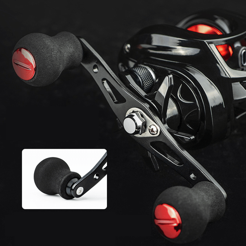 7.2:1 Gear Ratio Fishing Reel Long Casting Reels Portable Super Smooth Left and Right Wheels Outdoor Fishing Reels - MRSLM