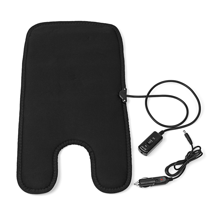 12V 50X27Cm Winter Car Baby Auto Seat Electrical Heating Cover Seat Heater Pad with Lighter and Switch - MRSLM