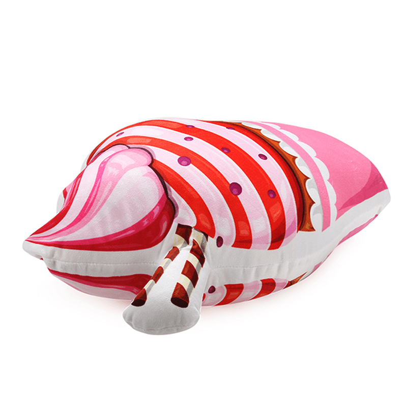 Simulation Creative PP Cotton Squishy 3D Ice Cream Throw Pillow Plush Sofa Bed Office Cushion - MRSLM