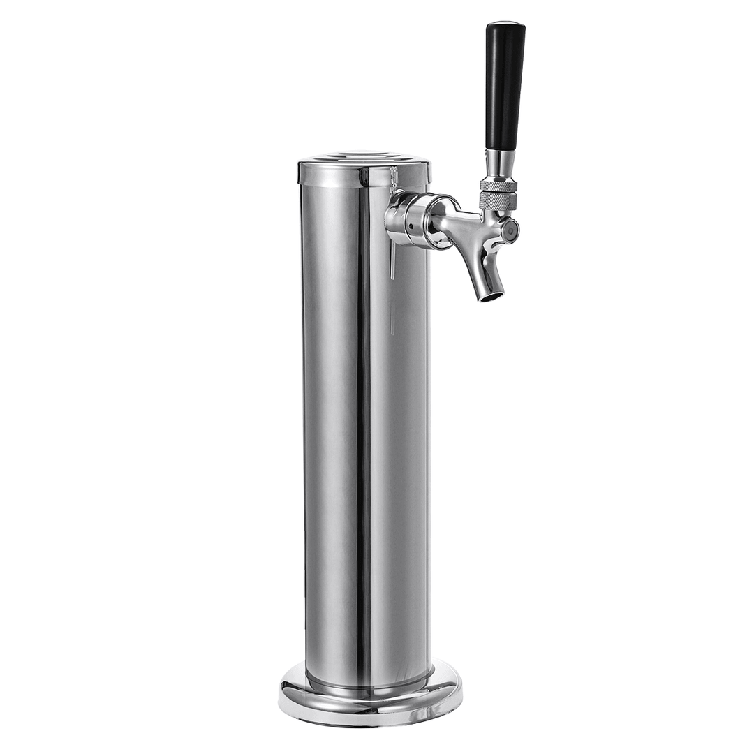 Stainless Steel Juice Brewage Draft Single Dispenser Faucet Tap Drink Tower Bar - MRSLM