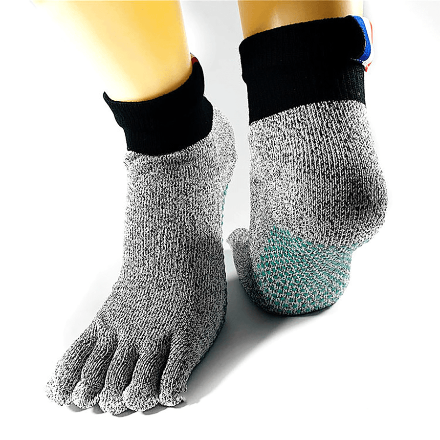 A Pair of Unisex No-Slip Anti-Skid Breathable Toe Socks Bare Feet Running Beach HPPE Sock - MRSLM