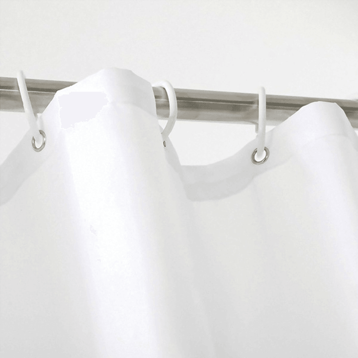 Waterproof Shower Curtain Dark Night Print Non-Slip Toilet Mat Cover Rug Set - MRSLM