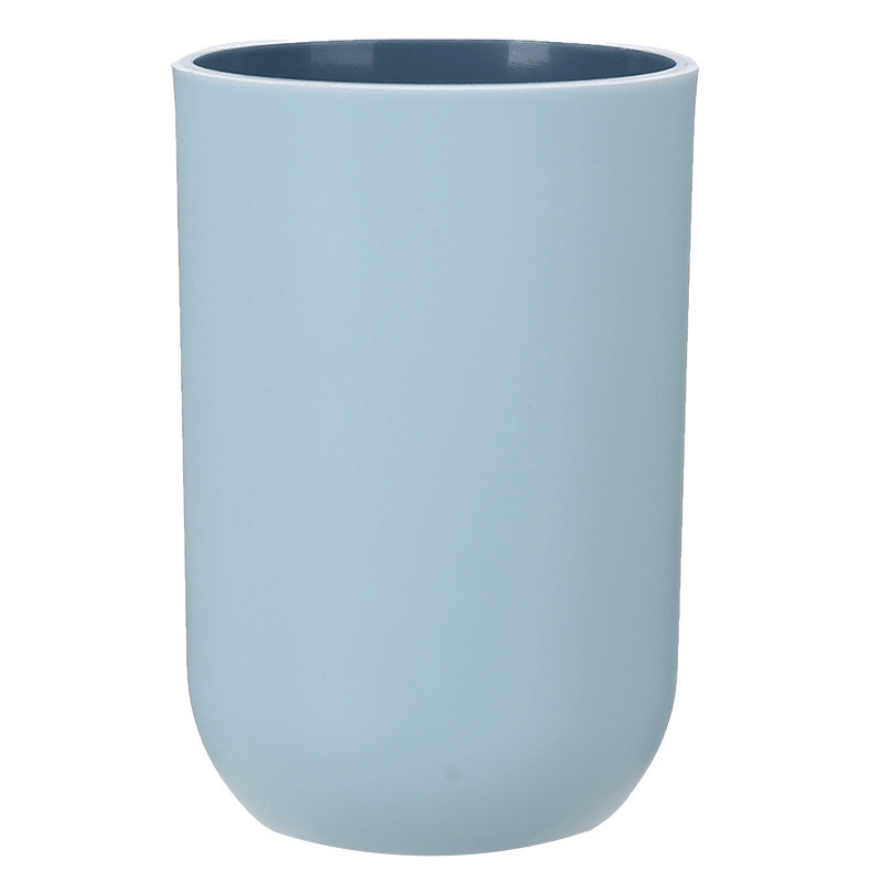 A374 2PCS Household Bathroom Plastic Gargel Cup Water Cups Washing Tooth Mug Bathroom Set - MRSLM