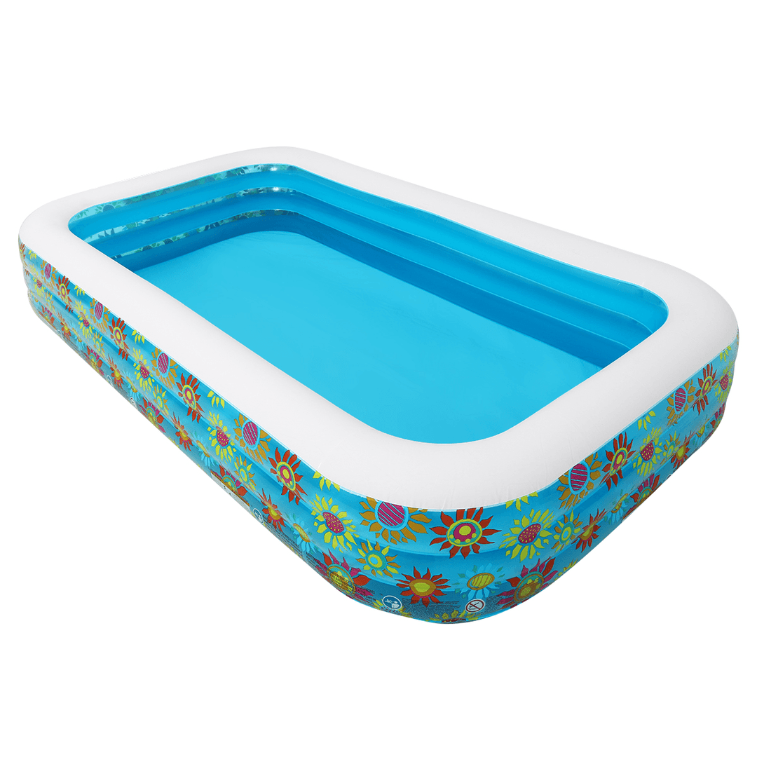 290 X 175CM Inflatable Swimming Pool Children Adults Summer Bathing Tub Baby Home Use Inflatable Paddling Pool - MRSLM