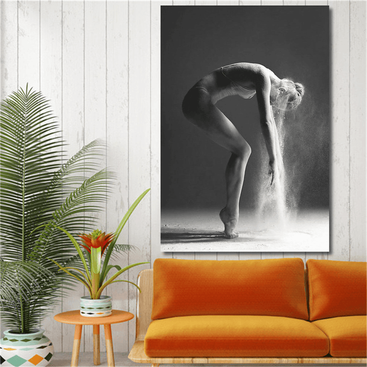 Nordic Dancing Girl Canvas Oil Printed Paintings Home Wall Poster Decor Unframed Decorations - MRSLM