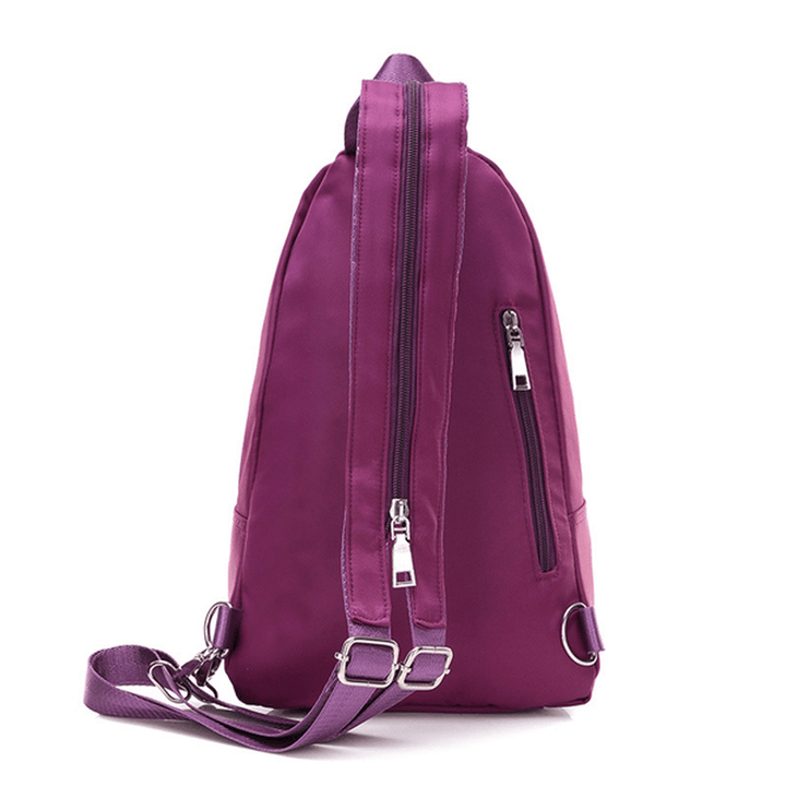 Waterproof Nylon Multi-Purpose Shoulder Bag Backpack Chest Diagonal Package Twill Bag - MRSLM