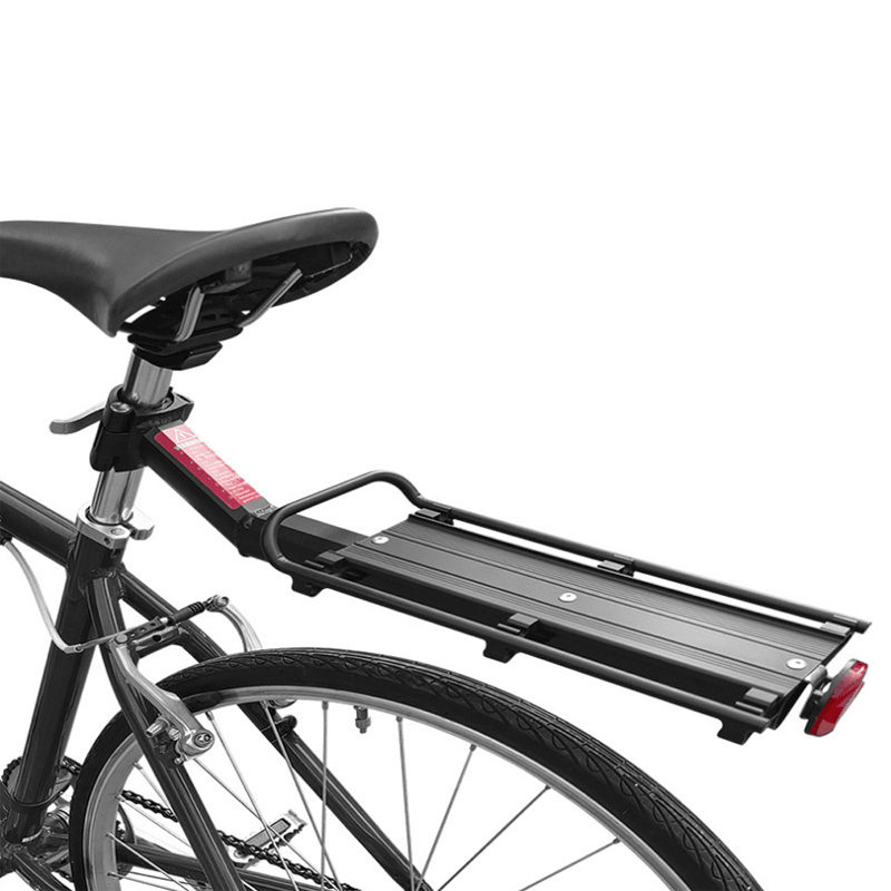 SAHOO Aluminum Bicycle Rear Seat Rack Reflective Bar Quick Release Mountain Bike Rear Rack Bike Storage Rack - MRSLM