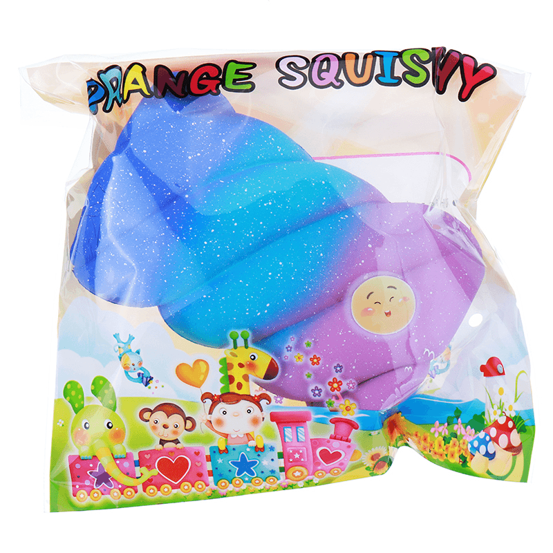 Orange Squishy 14CM Soft Cotton Candy Marshmallow Toys Slow Rising Fun Kid Gift with Packaging - MRSLM