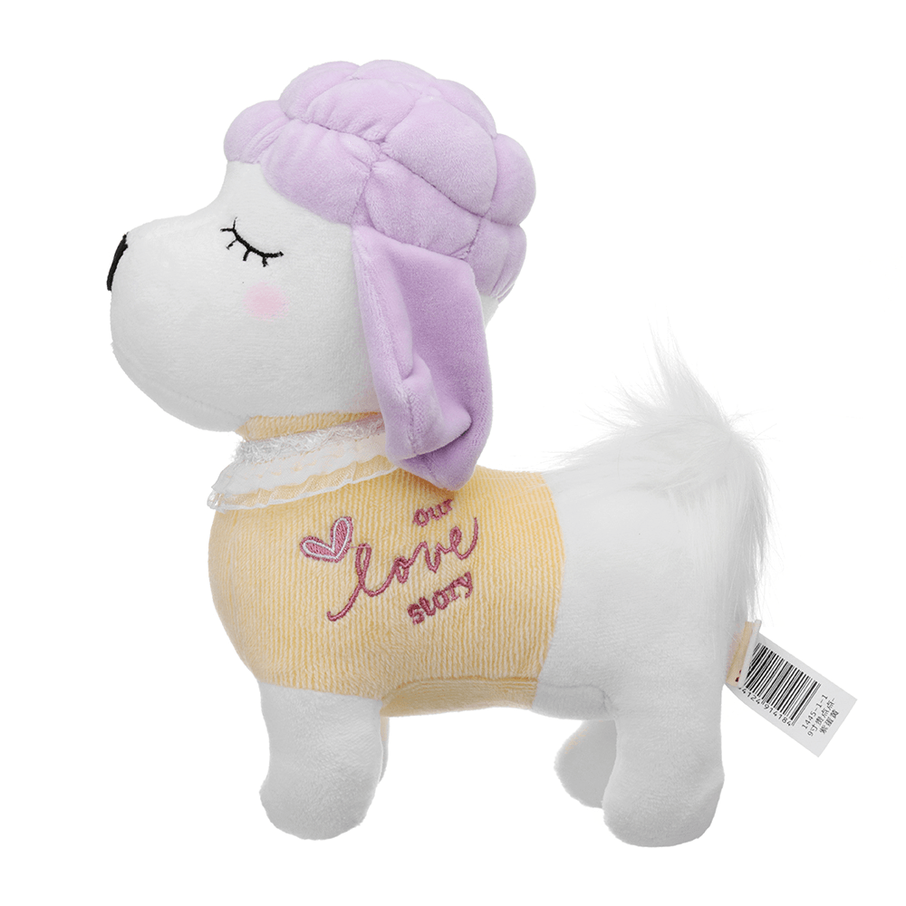 Metoo 24CM Poodle Dog Plush Toy Stuffed Cartoon Animal Doll for Baby Kids Birthday Gift - MRSLM