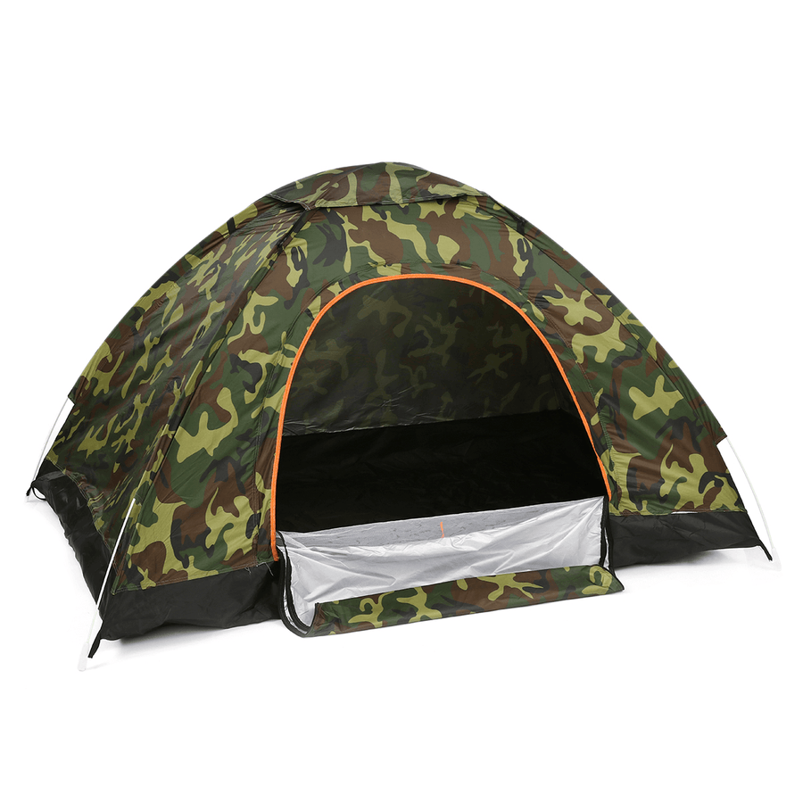 Portable Double Door Folding Tent 2-3People Waterproof Fully Automatic Tent Outdoor Camping Hiking Traveling Tent Sunshade - MRSLM