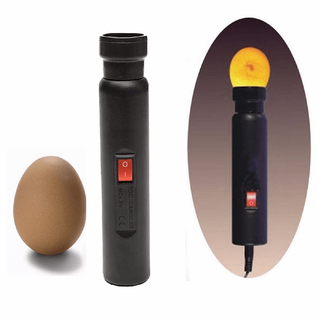 LED Light Incubator Egg Candler Tester for Hatching Eggs Quail Poultry Monitor - MRSLM
