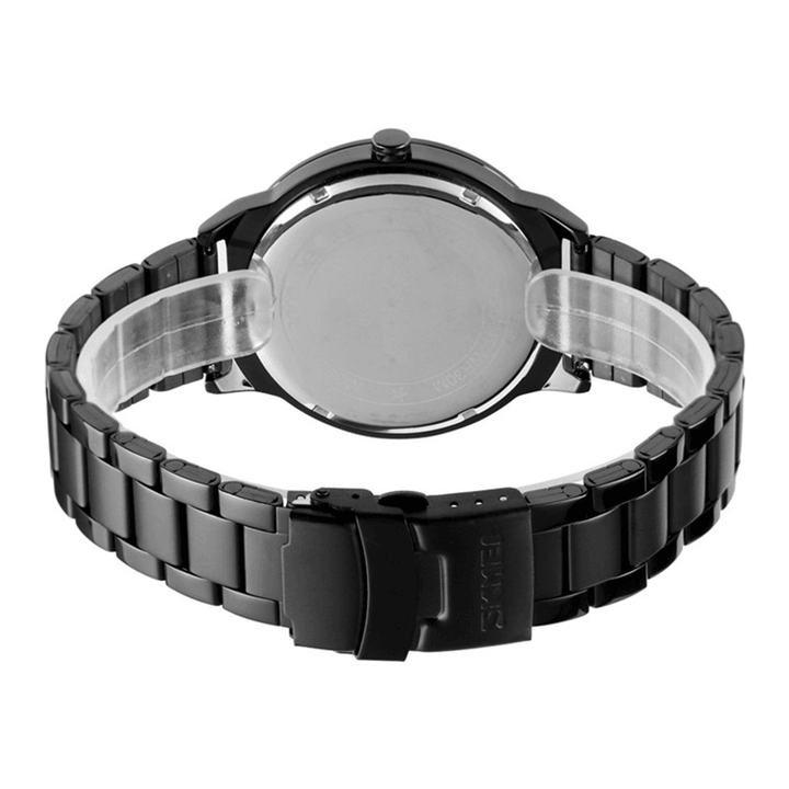 SKMEI 9210 Fashion Business Style Men Watch 3D Dail Waterproof Stainless Steel Quartz Watches - MRSLM