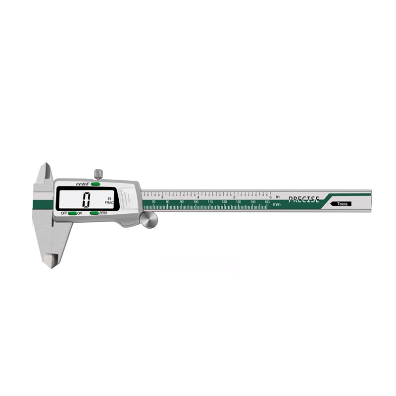 DANIU Digital Stainless Steel Caliper 150Mm 6 Inches Inch/Metric/Fractions Conversion 0.01Mm Resolution with Box - MRSLM