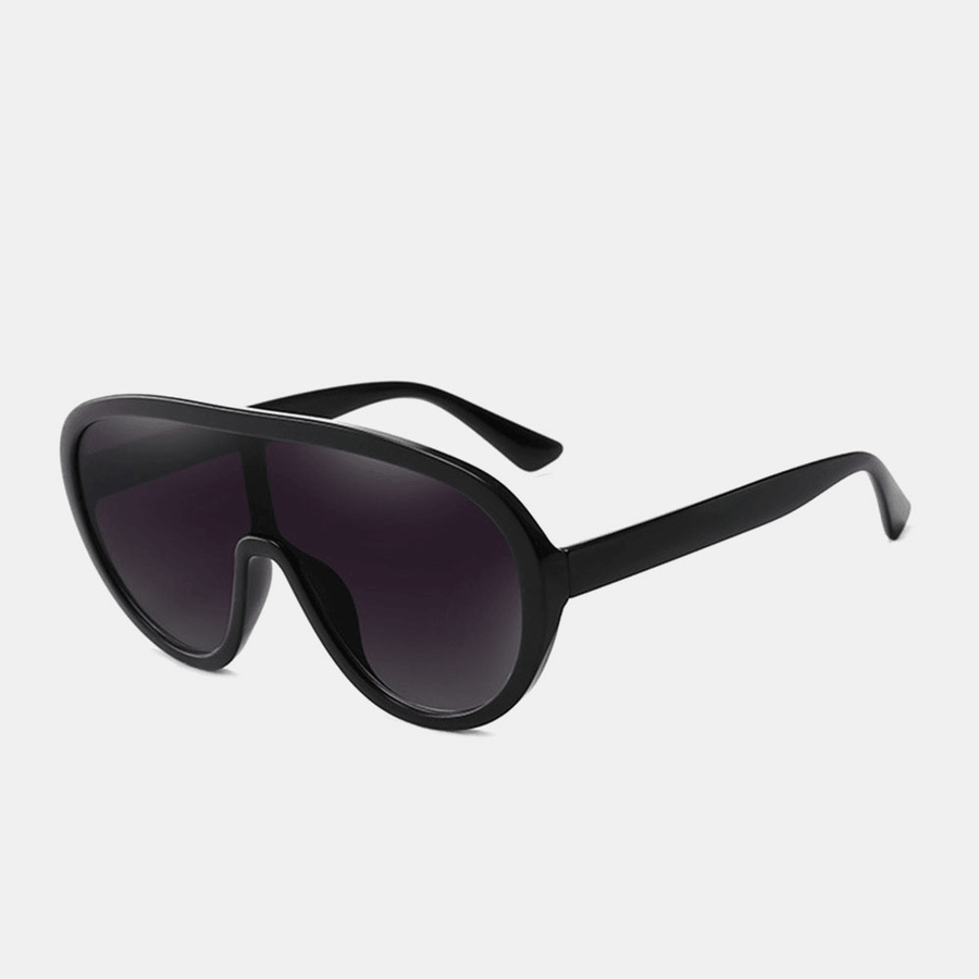 Unisex One-Piece Lens Large Full Frame UV Protection Sunshade Fashion Sunglasses - MRSLM