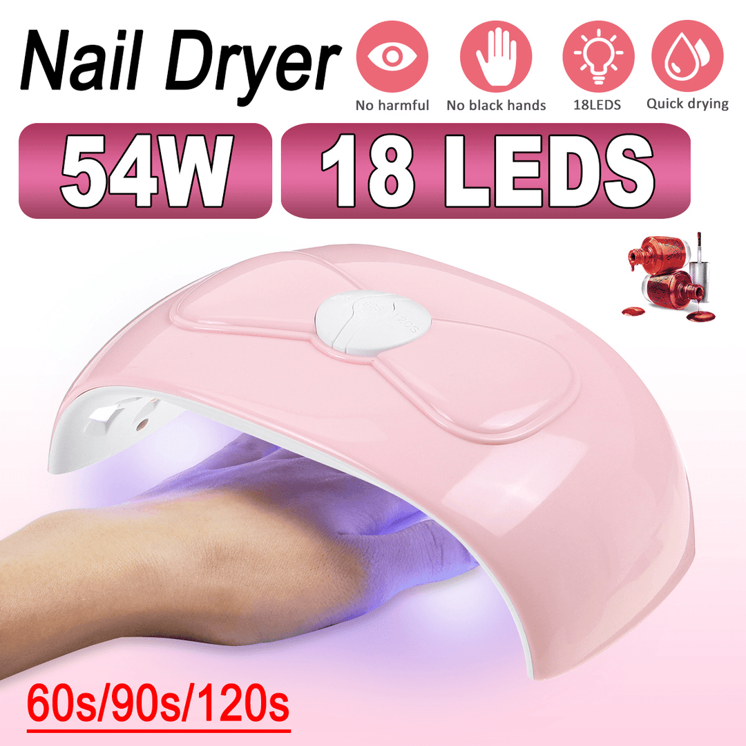 Nail Dryer UV Lamp Nail Lamp for Curing All Gels Builder Polish Varnish Manicure Salon Nail Art Tools - MRSLM