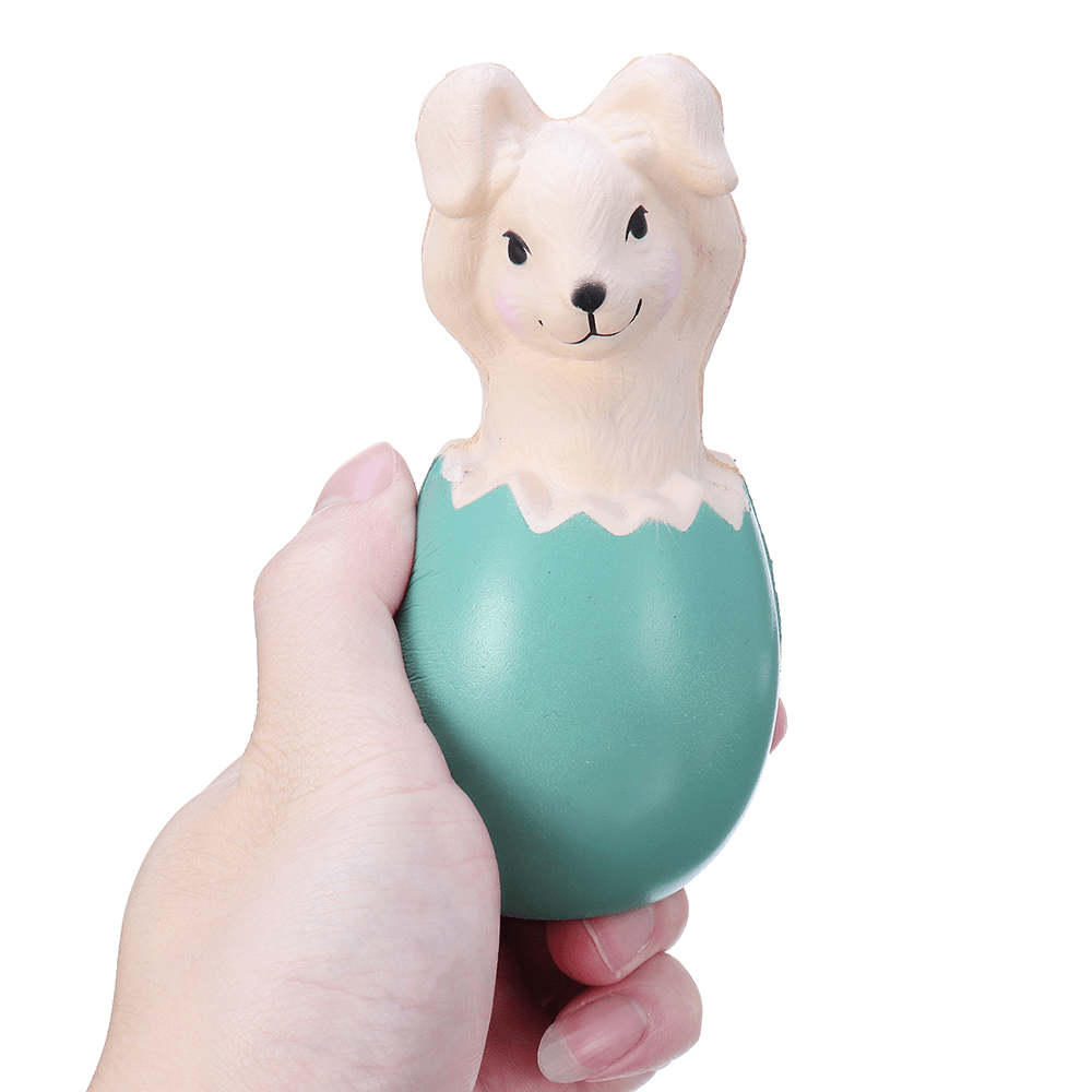 13CM Squishy Rabbit Bunny Eggs with Fancy Bag Christmas Gift Squeeze Toy - MRSLM