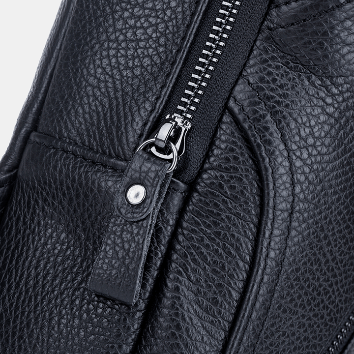 Bullcaptain Genuine Leather Chest Bag Shoulder Bag Crossbody Bag for Men - MRSLM