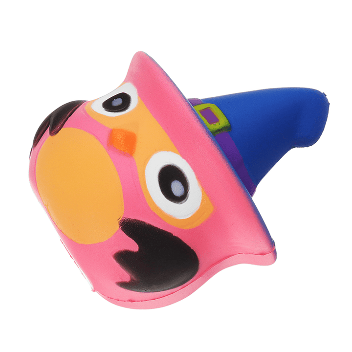 Squishy Pumpkin Bird Slow Rising Toy Kids Fun Gift Party Decor Phone Pendant - MRSLM