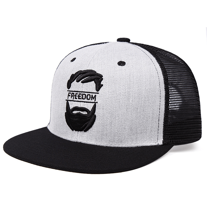 Hip Hop Baseball Cap with Flat Edge Embroidery - MRSLM
