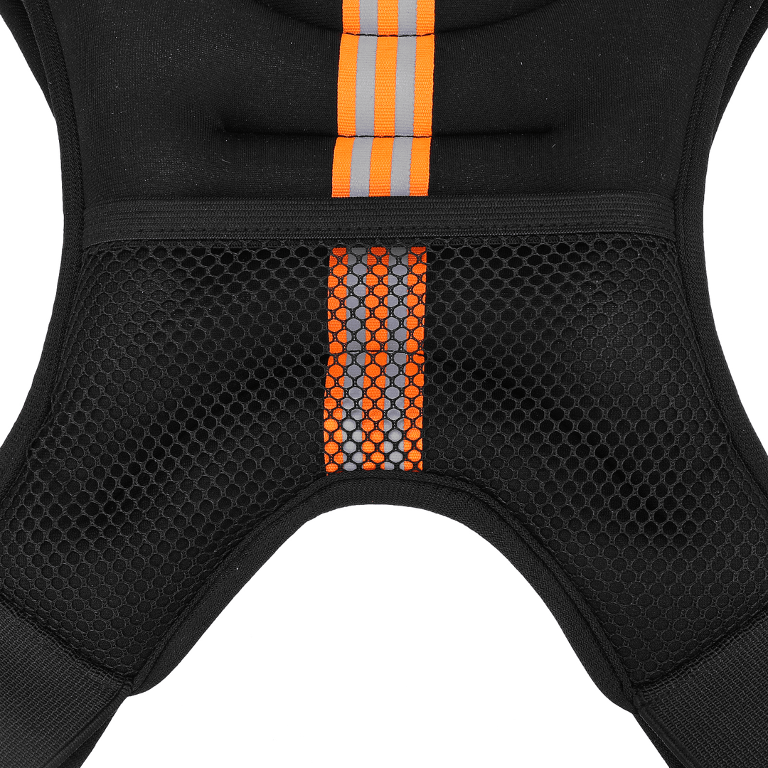SGODDE Weighted Vest with Reflective Strips Adjustable Weight Vest for Men and Women Strength Training Running Cycling - MRSLM