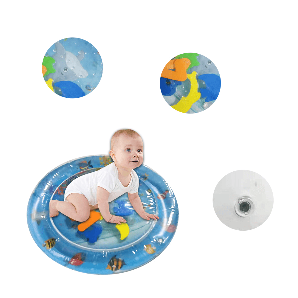 Inflatable Swimming Pool Water Play Mat Infants Toddlers Baby Swimming Air Mattress - MRSLM