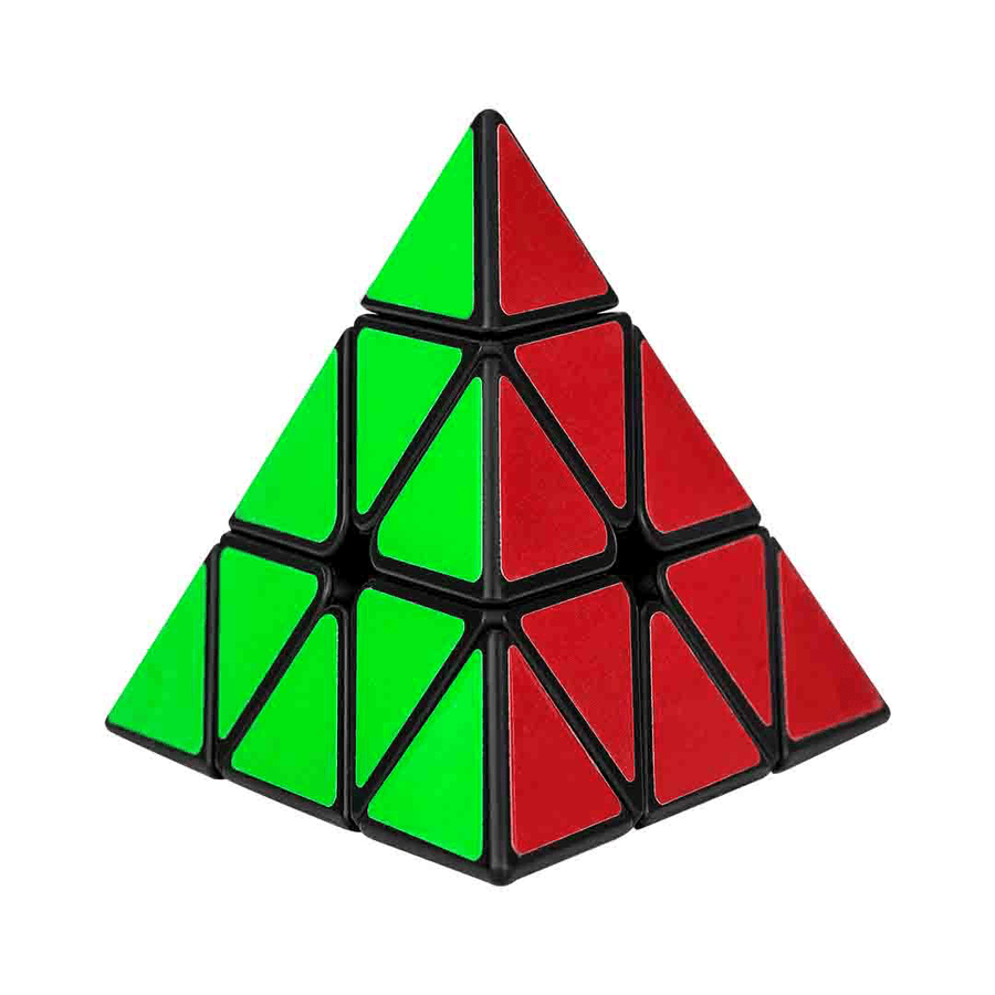 Deli 98X98X98Mm Mini Special-Shaped Pyramid Magic Cube Puzzle Science Education Toy Gift From - MRSLM