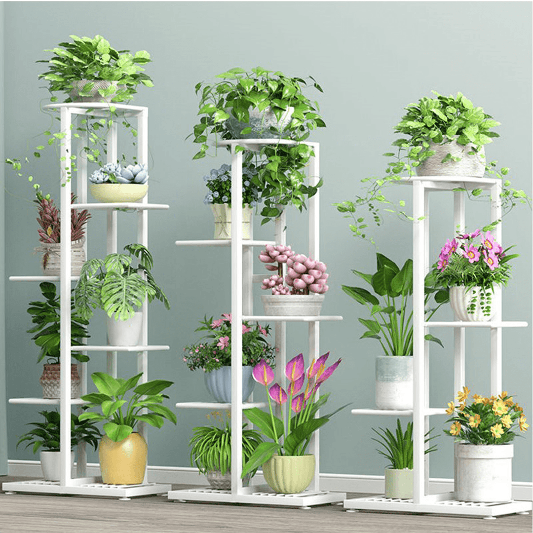 YOUHUA 2006 5/6 Tier Flower Plant Stand Indoor Metal Pots Stander Display - MRSLM