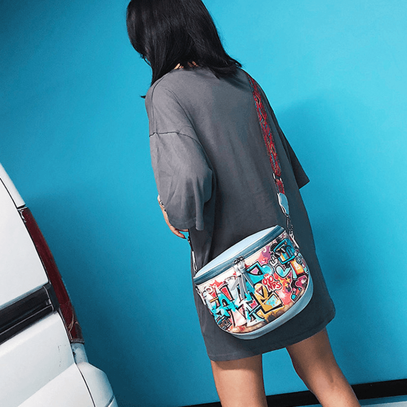 Women Fashion Multi-Carry Bag Hip-Hop Crossbody Bag - MRSLM