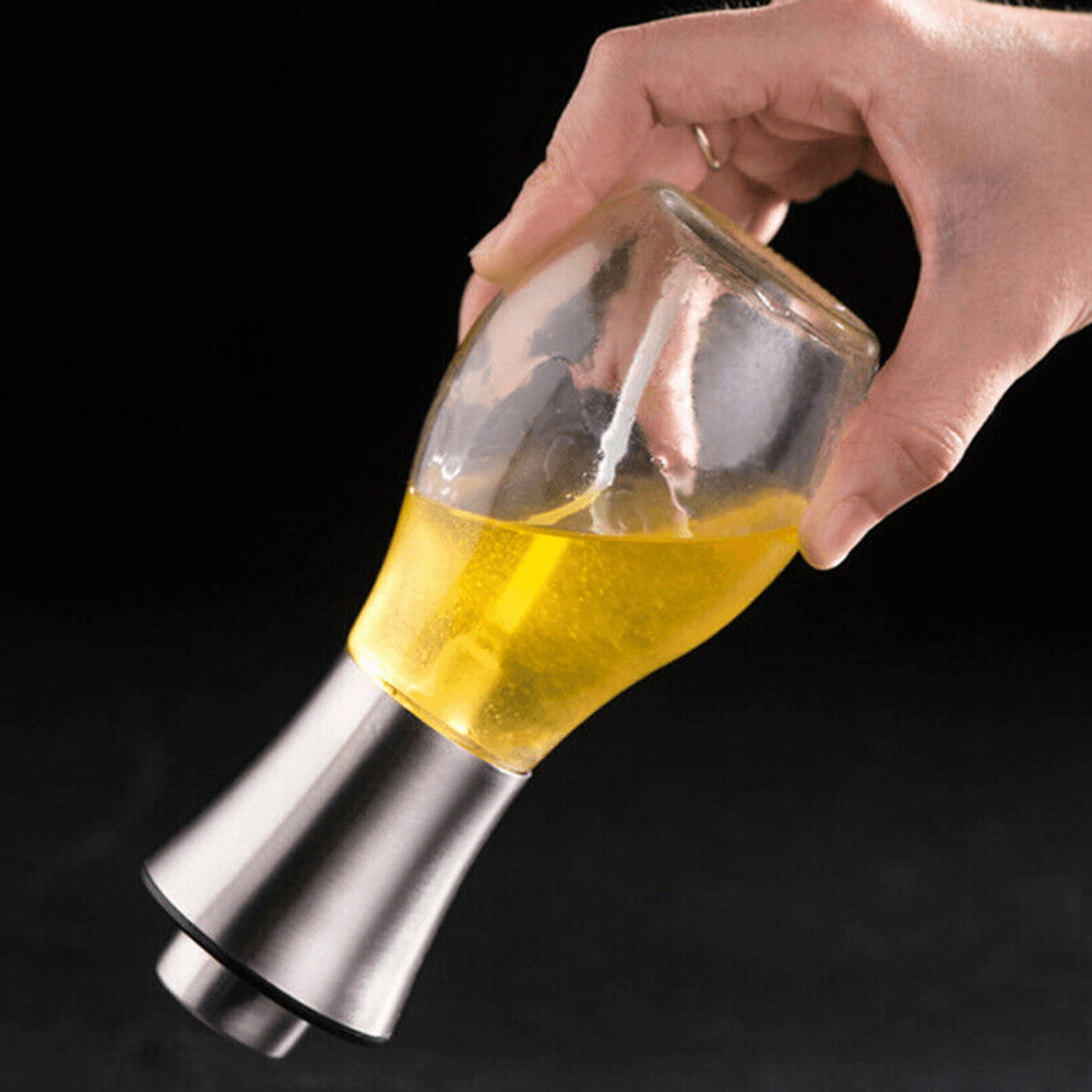 Olive Oil Sprayer Leak-Proof Oil Sprayer Vinegar Cooking Glass Bottles Dispenser Kitchen Cooking Baking BBQ Tool - MRSLM