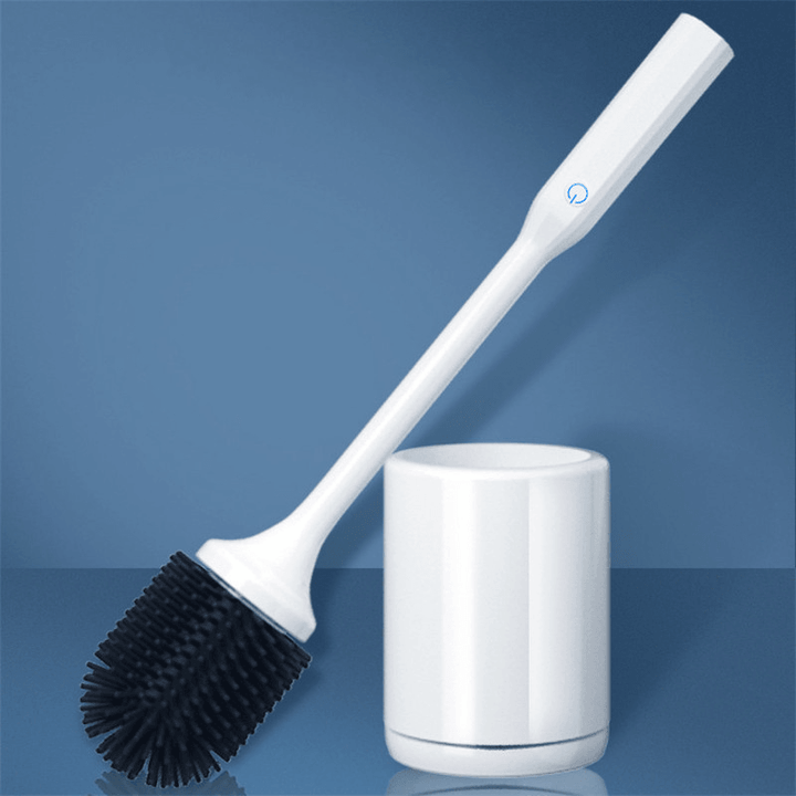 Bakeey TPR Toilet Brush Smart Electric Toilet Brush Floor-Standing Handle Cleaning Brush for Bathroom - MRSLM