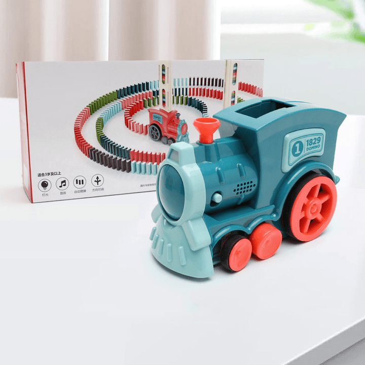 Puzzle Automatically Releases Licensed Electric Building Block Train - MRSLM