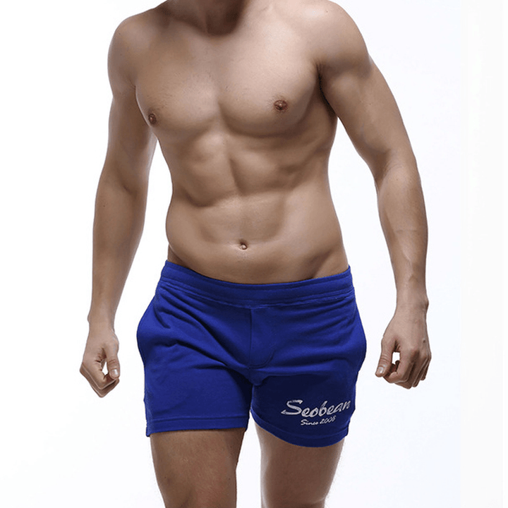 Mens Pockets Arrow Shorts Home Sleepwear Casual Boxers - MRSLM