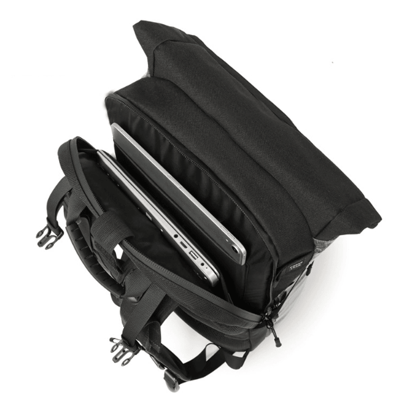 OZUKO 15.6 Inch Waterproof Backpack Laptop Bag Reflective Password Lock Camping Travel Shoulder Bag - MRSLM