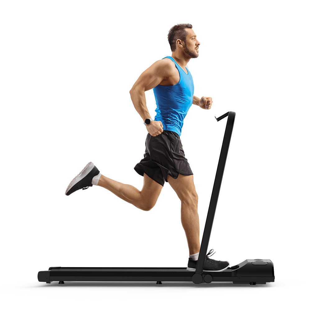 [US/EU Direct] XMUND XD-T2 Treadmill 12Km/H Running Mode Adjustable LCD Display Bluetooth Non-Slip Walking Pad Remote Control Gym Home Fitness Equipment - MRSLM