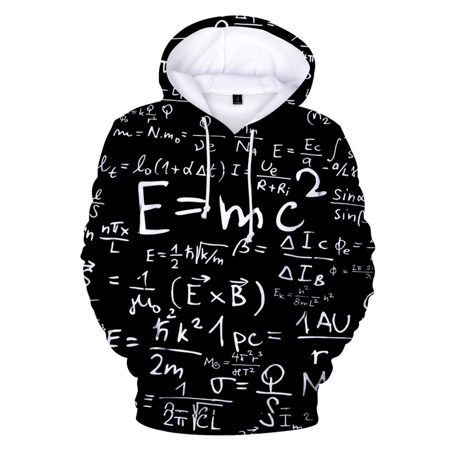 Men'S 3D Digital Print Hooded Sweatshirt - MRSLM