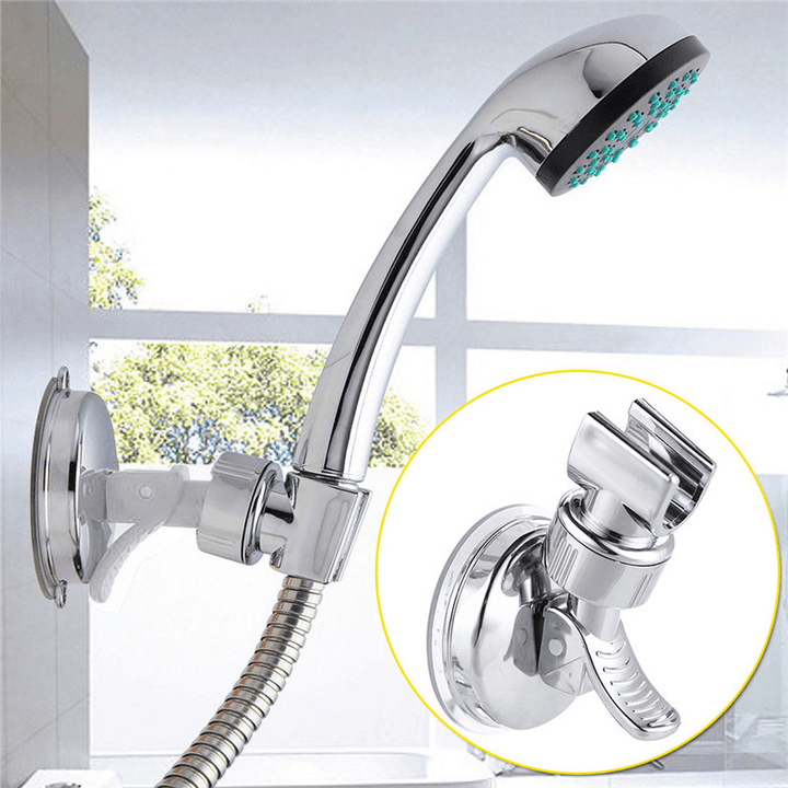 Bathroom Adjustable Stand Shower Head Suction Cup Holder Shower Faucet Shelf Bathroom Accessory - MRSLM