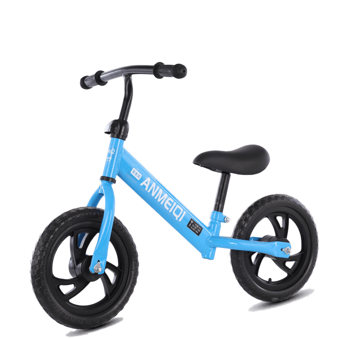 12Inch Kids No Pedal Non-Slip Safety Balance Bike for Aged 1-6 Children Toddler Bicycle with Foam Wheel Balance Training Toy Gift - MRSLM