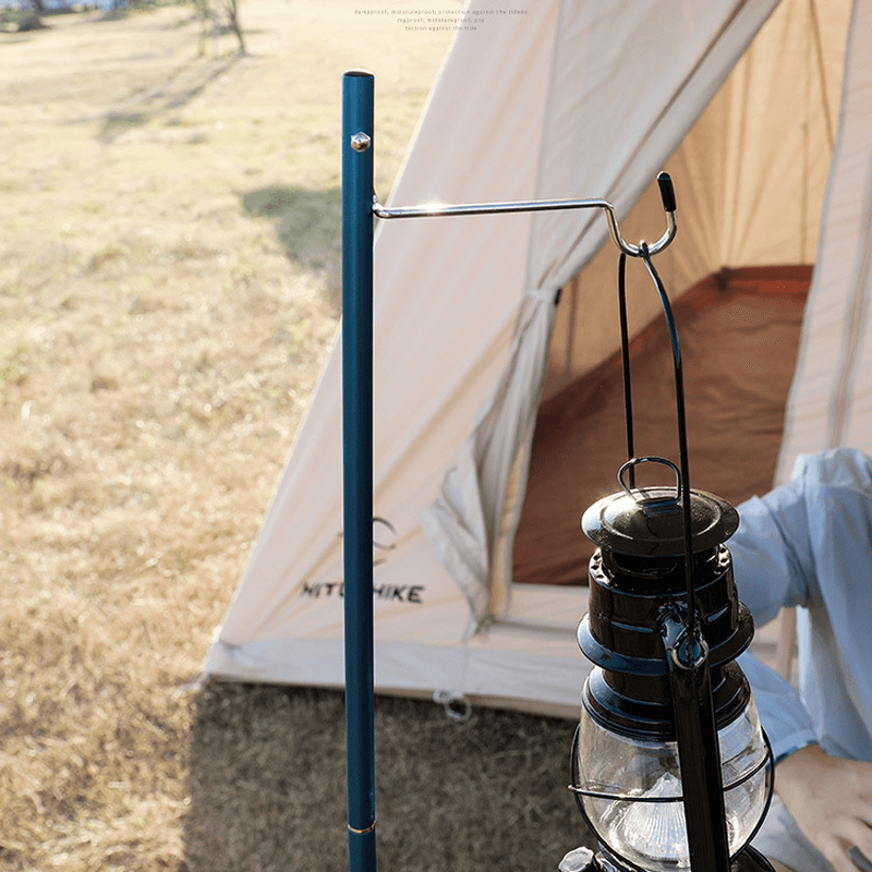 Detachable Camping Lamp Holder Outdoor Lantern Stand Pole Camping Light Bracket Hanging Light Fixing Stand for Picnic Hiking - MRSLM