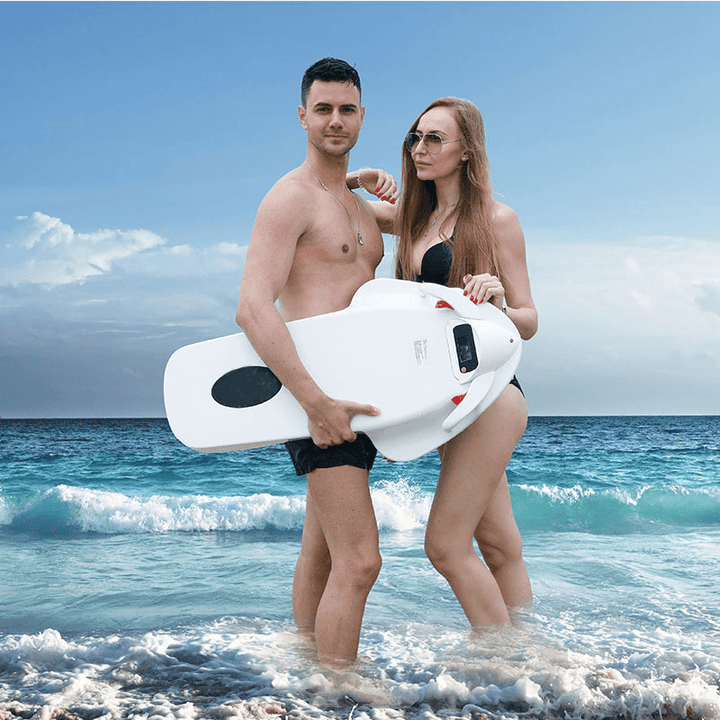 KEEP DIVING F2 Smart Electric Surfboard Scooter Underwater Sea Aquaplane with 12AH 3200W 36V Battery LCD Display 2 Modes Propeller Power UK Plug for Diving Swimming - MRSLM