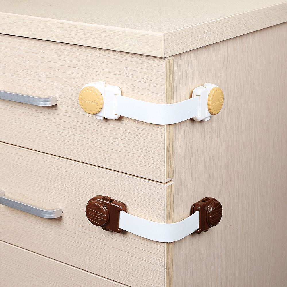 Child Proof Cabinet Lock Latchesrefrigerator Toilet Medicine Drawer Cupboard Multi-Use Safety Locks - MRSLM