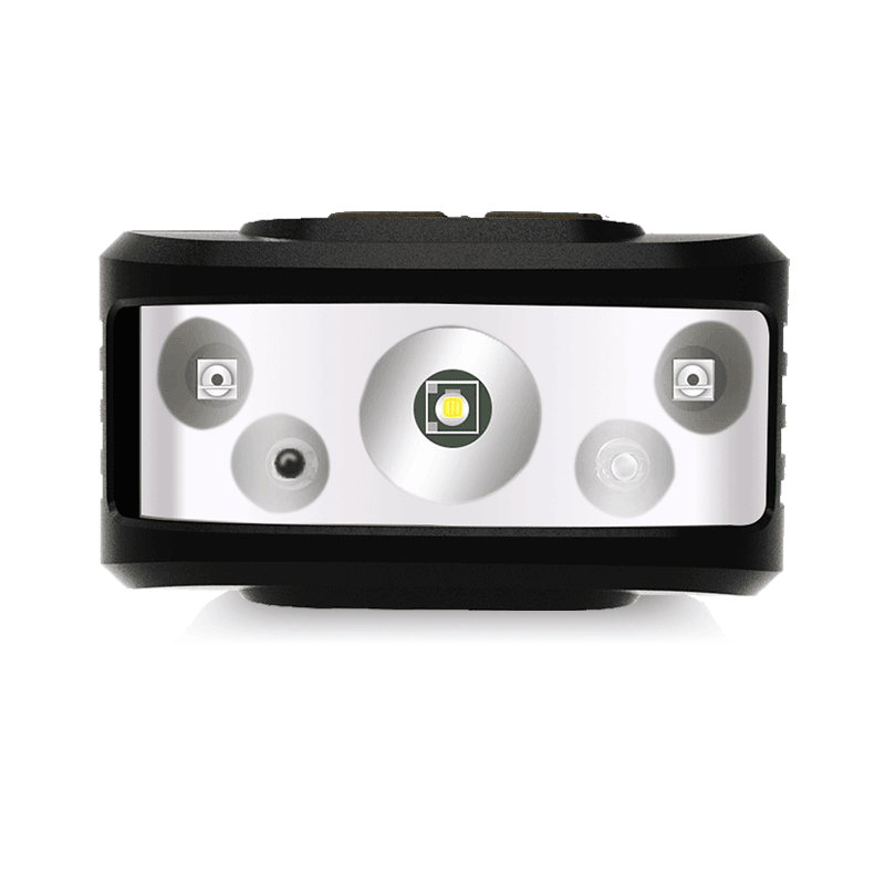 XANES® JS-606 5-Modes 200LM XPE Inductive Mini Head Lamp USB Charging Waterproof Headlight Outdoor Caping Torch - MRSLM