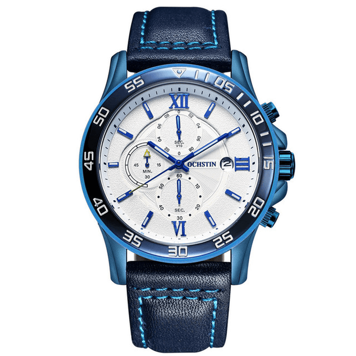 OCHSTIN GQ068A Multi-Function Chronograph Men Wrist Watch Business Style Quartz Watches - MRSLM