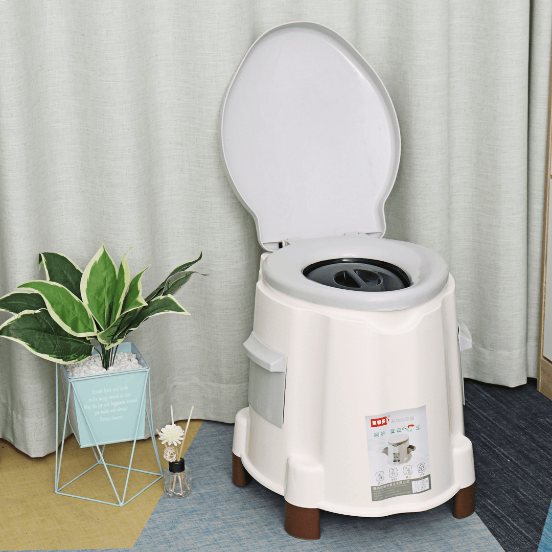 Portable Toilet Seat Old Gravida Home Bath Indoor Removable Potty Commode - MRSLM