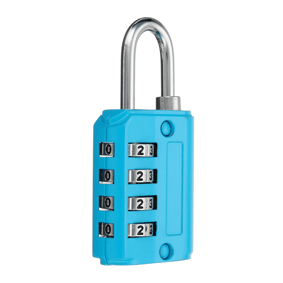 Mini 4 Digit Combination Safety Security Padlock Number Luggage Travel Code Drawer Lock - MRSLM